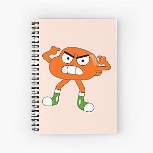 Darwin Watterson The amazing world of Gumball Spiral Notebook