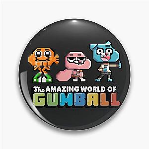 The Amazing World of Gumball 8-Bit RPG Video Game Pin