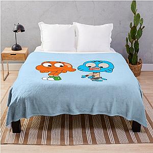 Gumball and Darwin, What the what Throw Blanket