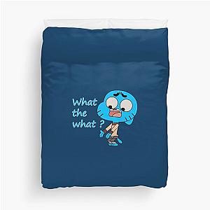 The amazing world of Gumball, What the what  Duvet Cover