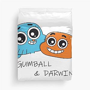 Gumball and Darwin best friends Duvet Cover