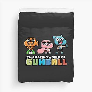 The Amazing World of Gumball 8-Bit RPG Video Game Duvet Cover