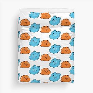 Gumball and darwin funny faces Duvet Cover