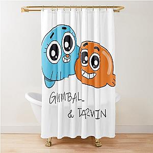 Gumball and Darwin best friends Shower Curtain