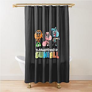 The Amazing World of Gumball 8-Bit RPG Video Game Shower Curtain