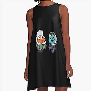 Music Vintage Retro The Amazing World Of Gumball Lover Women My Favorite A-Line Dress