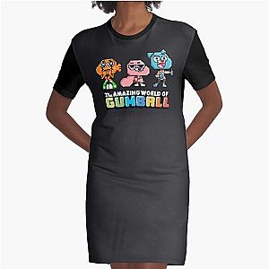 The Amazing World of Gumball 8-Bit RPG Video Game Graphic T-Shirt Dress