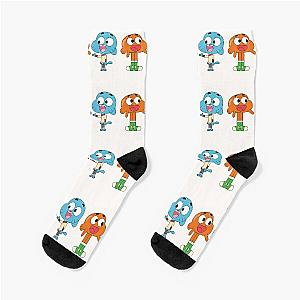 Gumball and Darwin Socks