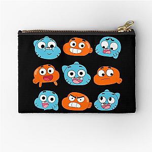 The amazing world of Gumball™, Gumball & Darwin faces features Zipper Pouch