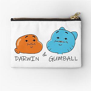 Gumball and darwin funny faces Zipper Pouch