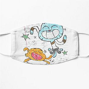 Gumball And Darwin Sketched Paper Sweatshirt Flat Mask