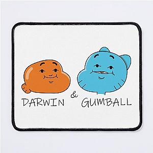 Gumball and darwin funny faces Mouse Pad