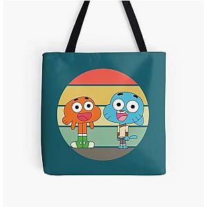 Gumball and Darwin The amazing world of Gumball All Over Print Tote Bag