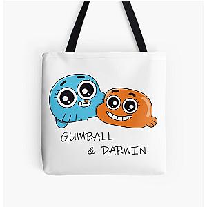 Gumball and Darwin best friends All Over Print Tote Bag