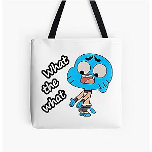 The amazing world of Gumball, What the what  All Over Print Tote Bag