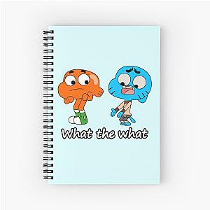 The amazing world of Gumball, Gumball and Darwin, What the what  Spiral Notebook