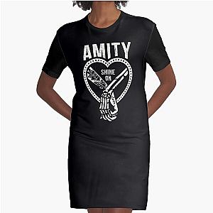 THE AMITY AFFLICTION BAND Graphic T-Shirt Dress