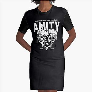 THE AMITY AFFLICTION BAND Graphic T-Shirt Dress