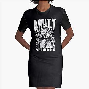 THE AMITY AFFLICTION BAND Graphic T-Shirt Dress