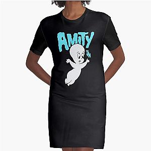 THE AMITY AFFLICTION BAND Graphic T-Shirt Dress