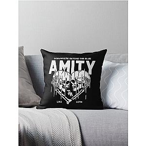 THE AMITY AFFLICTION BAND Throw Pillow