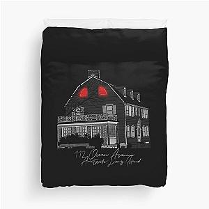 Scary Amityville Horror House Eyes Duvet Cover