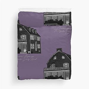 Amityville Horror House 112 Ocean Avenue Duvet Cover