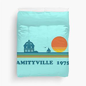 Retro Amityville tee Duvet Cover