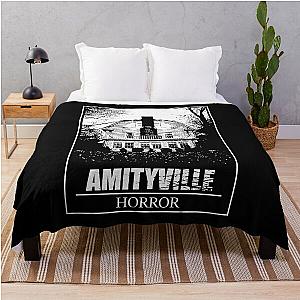 Dark Heaven Amityville Horror Haunted House Throw Blanket