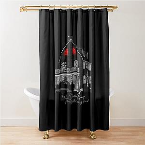 Scary Amityville Horror House Eyes Shower Curtain