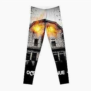 112 - Ocean Avenue - NY - Amityville House Leggings