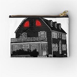 Scary Amityville Horror House Eyes Zipper Pouch