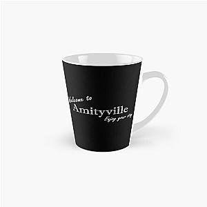 Black and White Welcome to Amityville Tall Mug