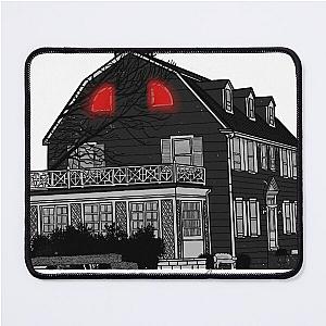 Scary Amityville Horror House Eyes Mouse Pad