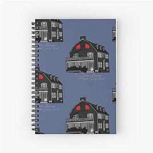 Scary Amityville Horror House Eyes Spiral Notebook