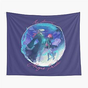 The Ancient Magus Bride - Mahoutsukai no. Yome typo poster (square ver.) Tapestry