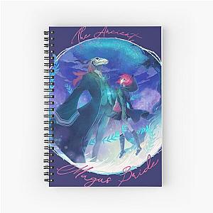 The Ancient Magus Bride - Mahoutsukai no. Yome typo poster (square ver.) Spiral Notebook