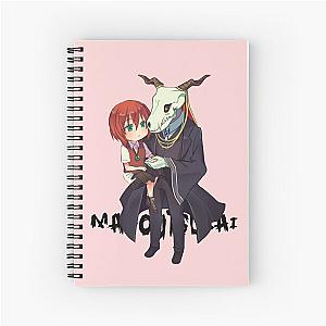 Mahoutsukai no Yome - The Ancient Magus Bride Chise & Elias Ainsworth Chibi Anime Fanart Spiral Notebook