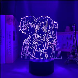 KIRITO X ASUNA LED ANIME LAMP (SWORD ART ONLINE) Otaku0705