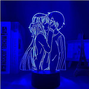 ASUNA + KIRITO LOVE LED ANIME LAMP (SWORD ART ONLINE) Otaku0705