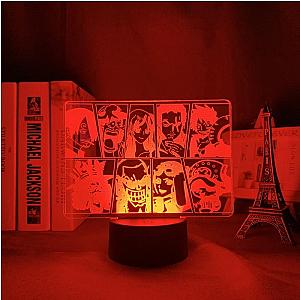 One Piece Lamp - ONE PIECE TEAM Led Anime Lamp OTAKU0705