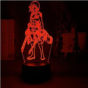 Attack on Titan Lamp - MIKASA Led Anime Lamp  OTAKU0705