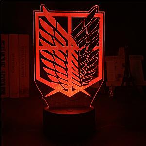 Attack on Titan Lamp - AOT LOGO Led Anime Lamp  OTAKU0705