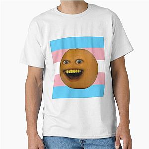 Annoying Orange Trans Flag Classic T Shirt