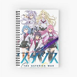 The Asterisk War Logo Spiral Notebook