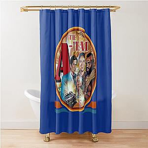 A Team T-Shirt by Trazzo Shower Curtain