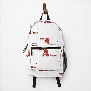 The A Team T-Shirt: The A-Team - Red Text - Bullet Hole's Backpack