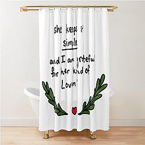 Fan Art of January Wedding by The Avett Brothers Shower Curtain