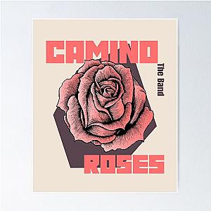 The Band CAMINO - Retro Vintage Grunge look - Indie Rock - Smell  the Roses Poster