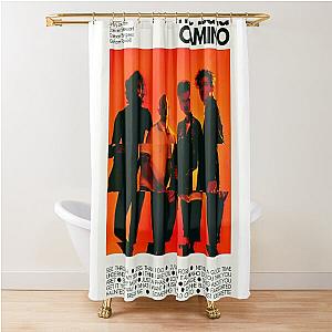 The Band Camino Mid Century Modern Poster Print Shower Curtain